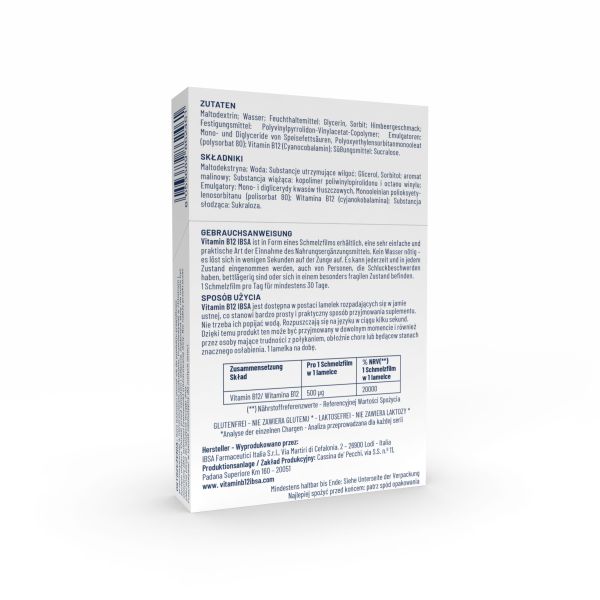 Vitamin B12 - IBSA FilmTec