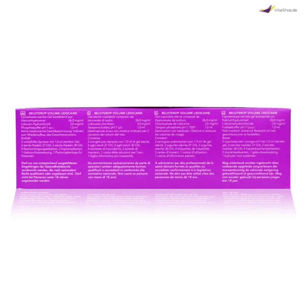 Belotero Volume mit Lidocaine 2x1ml - side2