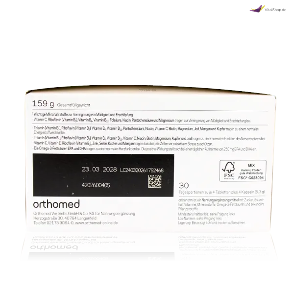 orthonorm - Tabletten + Kapseln - 30 Tagesportionen